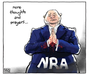 NRA. More thoughts and prayers