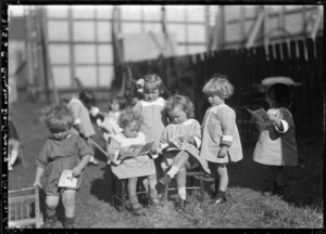 Children at a Wellington kindergarten