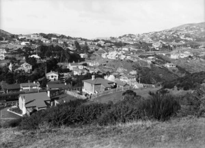 Part 2 of a 2 part panorama of Ngaio, Wellington