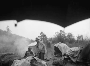 Yunnan, China. Mr Starr and party at base camp. 23 October 1938.