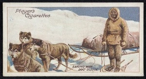 John Player & Sons Ltd: Eskimo with dog sledge [1915].