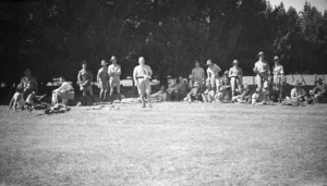 Soldiers at ease, Waiouru Army Training Camp