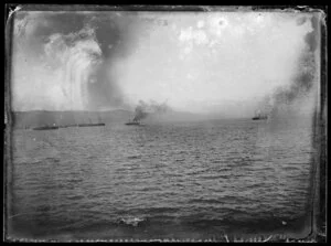 Ships in Wellington harbour