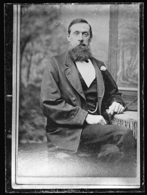 Copy photograph of a cabinet card solo portrait