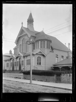 Exterior view of Vivian Street Baptist Church, Wellington