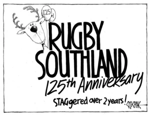 Winter, Mark, 1958-: Rugby Southland 125th Anniversary. 12 March 2011