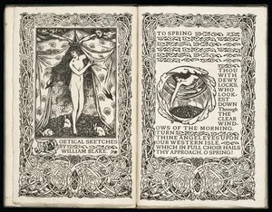 [P]oetical sketches / by William Blake ; [with decorations designed and cut on the wood by Charles Ricketts].
