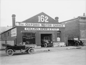 [The Oxford Motor Garage (Collins, Kerr & Co Ltd) 194 Oxford Terrace, Christchurch]