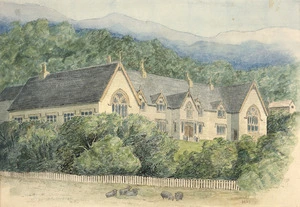 Temple, L B fl 1860s :Supreme Courthouse, Wellington, N.Z. 1867.