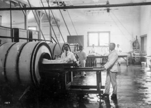 Butter making at the Eltham Dairy Co-op