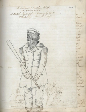 Sketch of Te Rauparaha