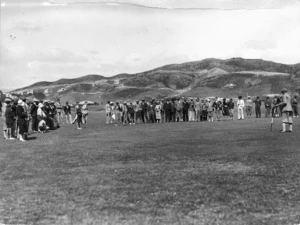 Group at the Berhampore golf course, Wellington