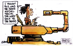 Evans, Malcolm Paul, 1945-:[Gaddafi tanks] 20 March 2011