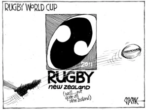 Winter, Mark, 1958-: Rugby World Cup. 17 March 2011