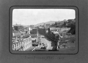 Lambton Quay, Wellington, as seen from the Druid's Building