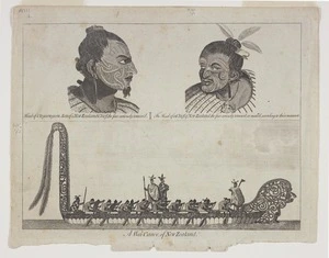 [Parkinson, Sydney] 1745-1771 :Head of Otegoowgoow, son of a New Zealand chief, the face curiously tataow'd [1790]
