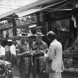 New Zealand soldiers on leave in Singapore