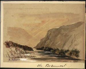 Holmes, Katherine McLean, 1849-1925 :The Beaumont; Black Peak. [1872]