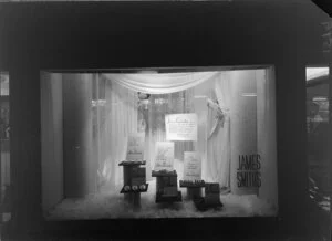 Helena Rubinstein window display at James Smith Ltd.