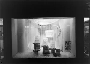 Helena Rubinstein window display at James Smith Ltd.