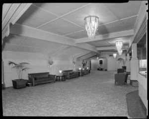 Empty foyer, Majestic Theatre, Wellington