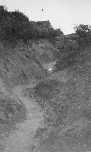 Track behind the trenches, Gallipoli, Turkey