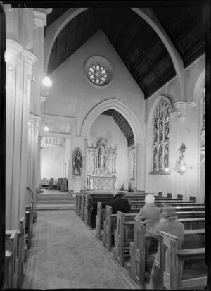 Interior, St. Mary's of the Angels church