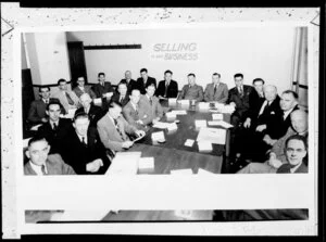 Board room, Philips Managers Conference, 1952