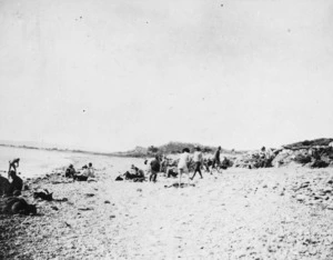 On the beach below Walker's Ridge, Gallipoli, Turkey