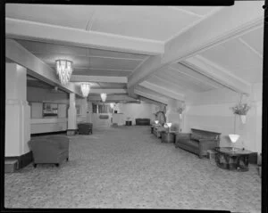 Empty foyer, Majestic Theatre, Wellington