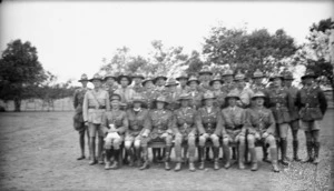Group of soldiers at Waiouru Army Training Camp