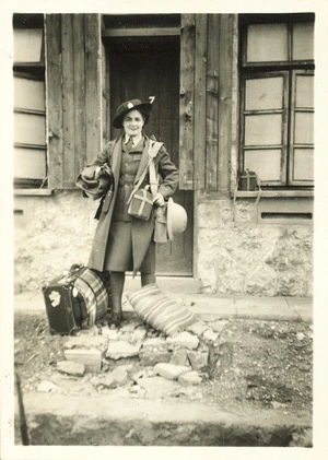 Member of the Women's Army Auxiliary Corps, Bari, Italy