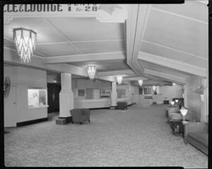 Empty foyer, Majestic Theatre, Wellington
