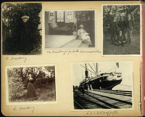 Harding, Sommerville and Haggitt families, and wharf scene
