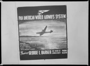 Advertisement for Pan American World Airways