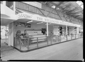 Wellington Woollen Manufacturing Co Ltd stand at Industrial Exhibition