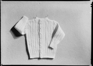 Child's knitted cardigan