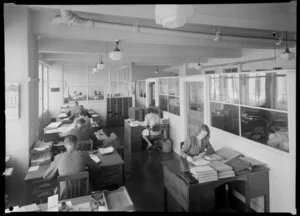 Interior of office at Kelvin Chambers