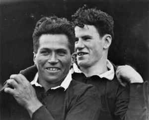 Rugby players, George Nepia and Brian Killeen