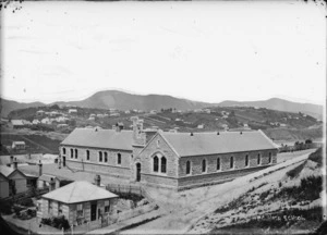 District High School at Port Chalmers in the 1880s
