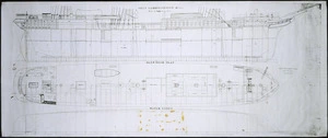 Alexander Stephen & Sons, Shipbuilders, Glasgow :Ship Lammershagen, no. 131. Scale 1/4 inch to one foot. [ca 1875]