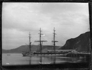 Sailing ship Wellington at Port Chalmers