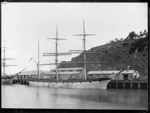 Ship "Cynisca" docked at Port Chalmers