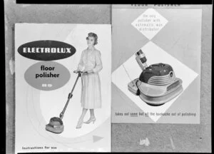 Advertisement for Electrolux floor polisher
