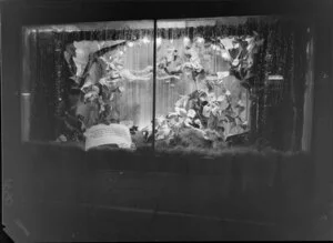 Christmas window display, James Smith Ltd.