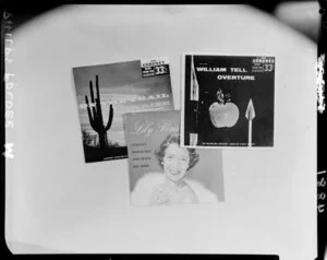 Three record covers