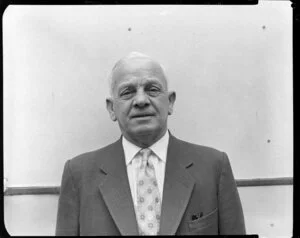 Studio portrait of older man [Mr Vance?] in suit