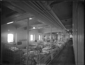 Ward inside the World War 1 hospital ship Maheno