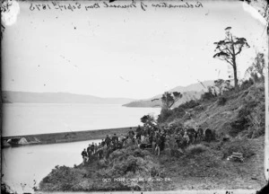 Reclamation of Mussel Bay, between Port Chalmers and Sawyers Bay, 17th September 1873.