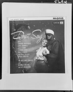 'The Desert Song' record cover